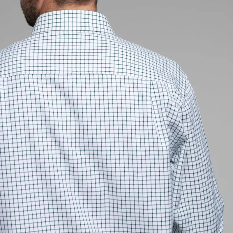 Schoffel Cambridge Check Shirt Dark Olive-3